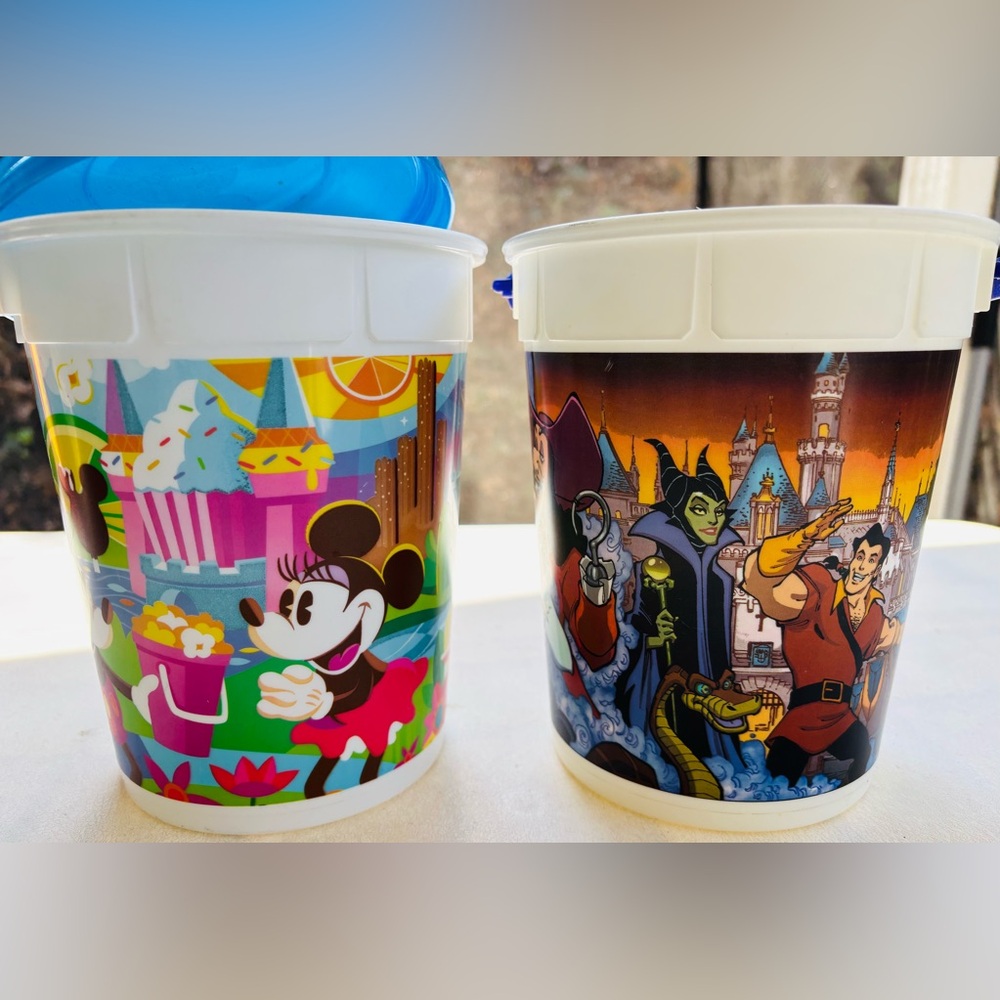Disneyland Popcorn Buckets – Minnie Mouse & Villains – Parks Exclusive Souvenirs